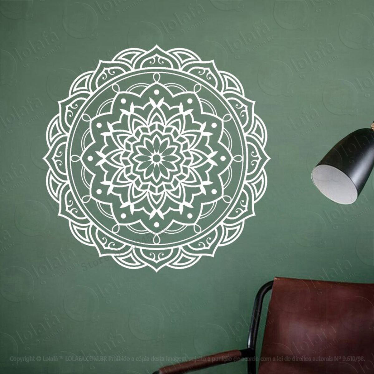 mandala do autoconhecimento adesivos de mandalas mod:493
