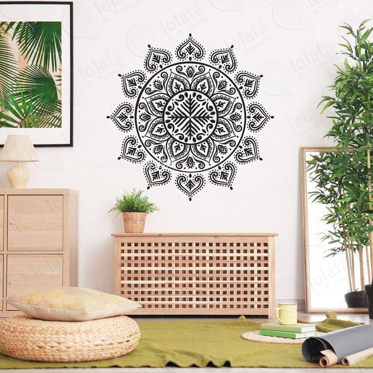 mandala para harmonia interior adesivos de mandalas mod:512