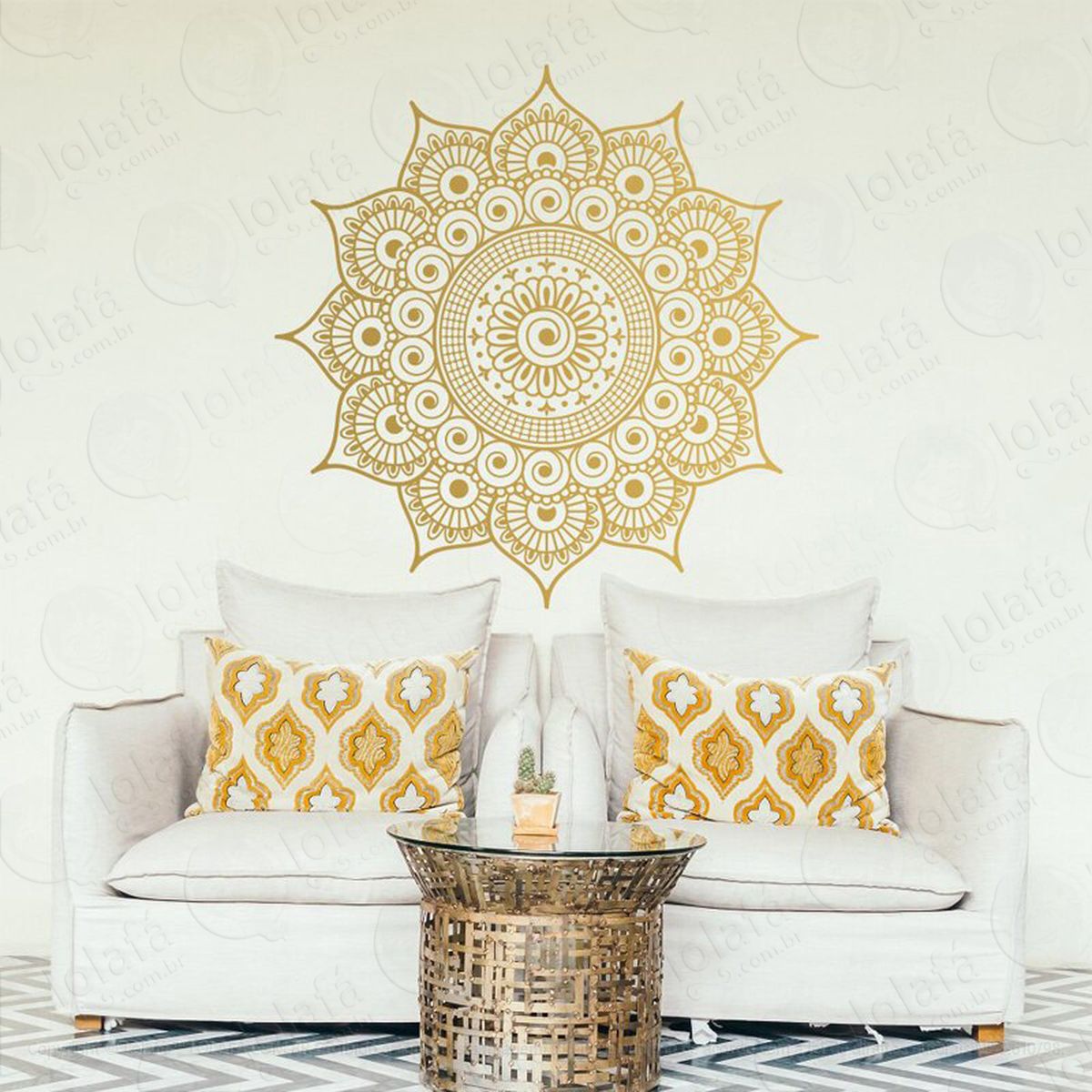 mandala para atrair energias positivas adesivos de mandalas mod:531