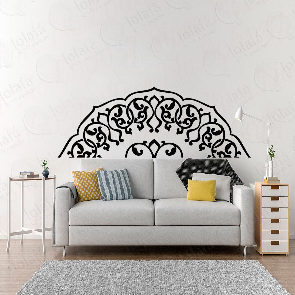 mandala para recomeçar com sabedoria adesivos de mandalas mod:558