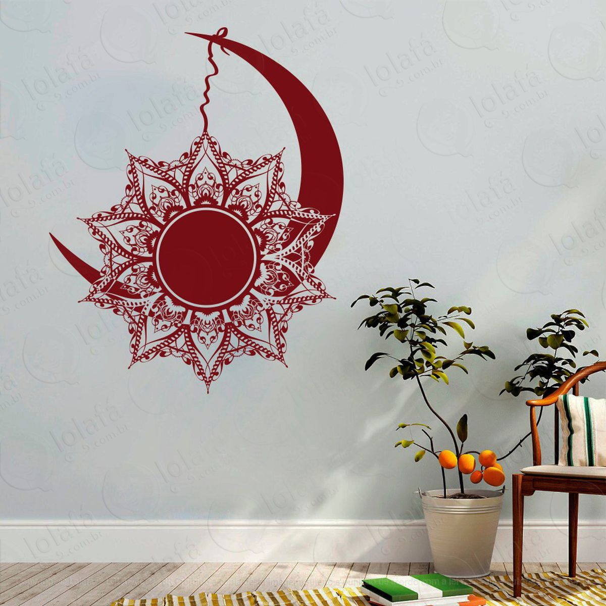 mandala das boas vibrações adesivos de mandalas mod:572