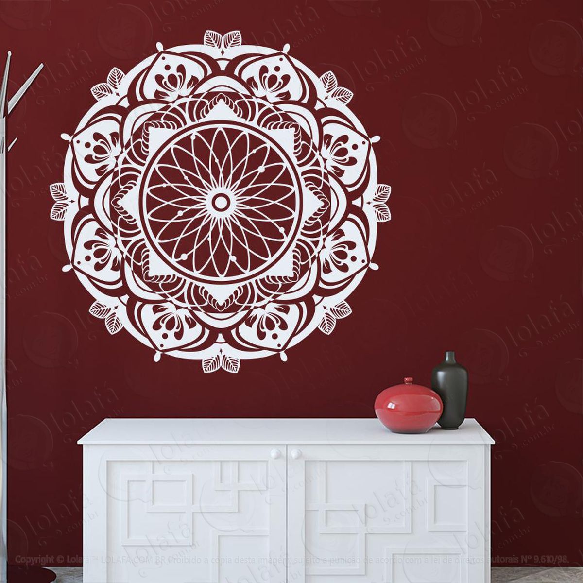 mandala para sucesso no trabalho adesivos de mandalas mod:611