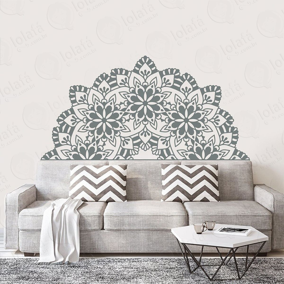 mandala seja simplicidade adesivos de mandalas mod:627