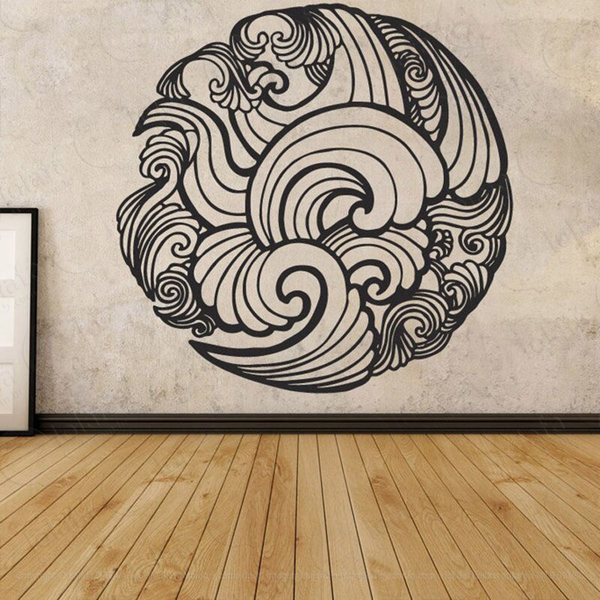 mandala para seguir por bons caminhos adesivos de mandalas mod:638