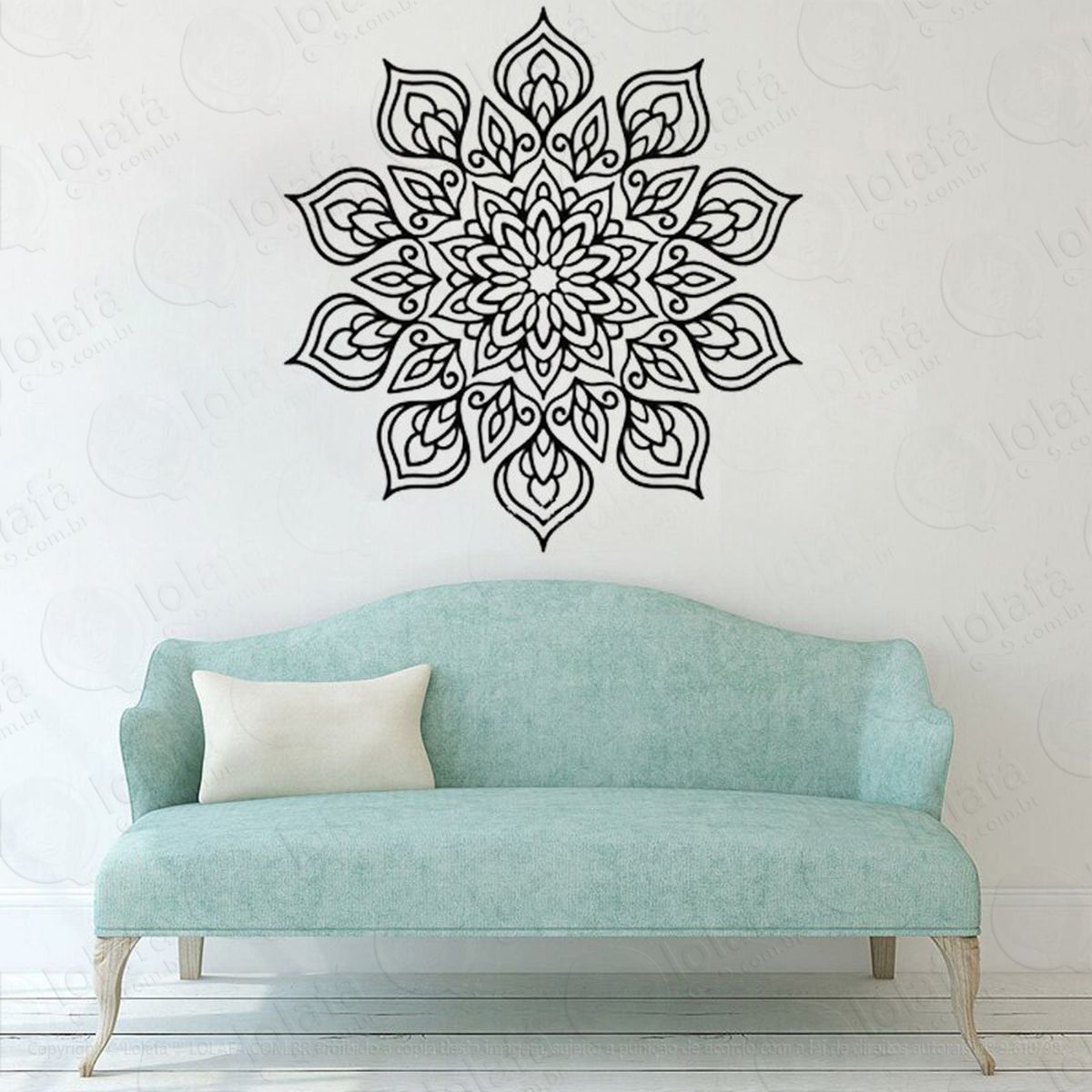 mandala seja simplicidade adesivos de mandalas mod:642