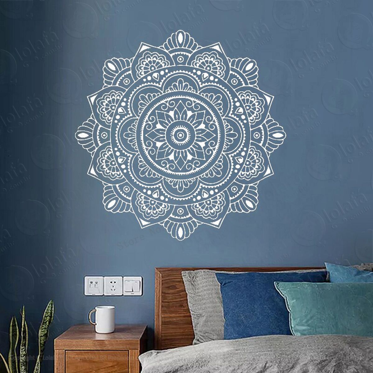 mandala para busca do eu interior adesivos de mandalas mod:643