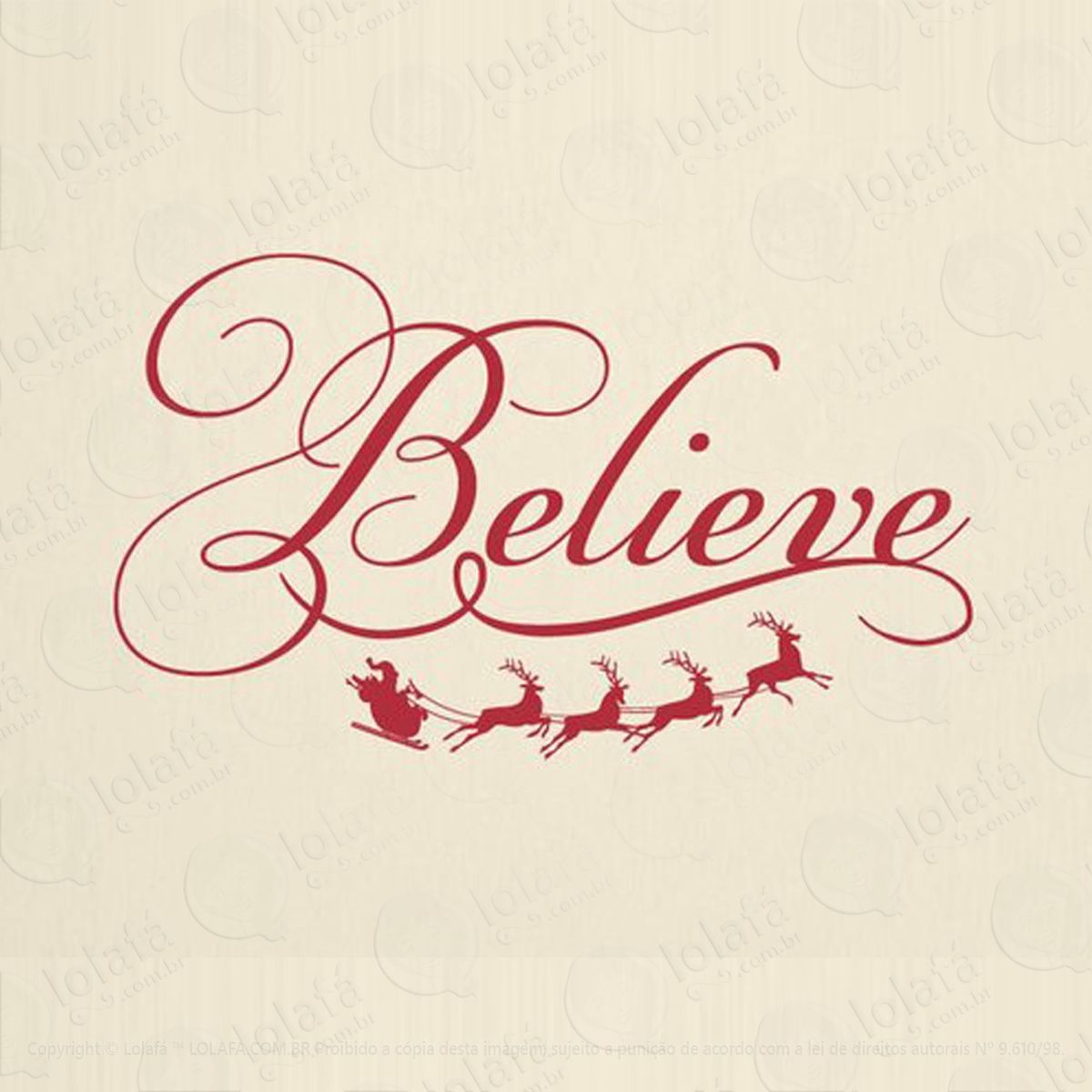 acredite adesivos de natal mod:6