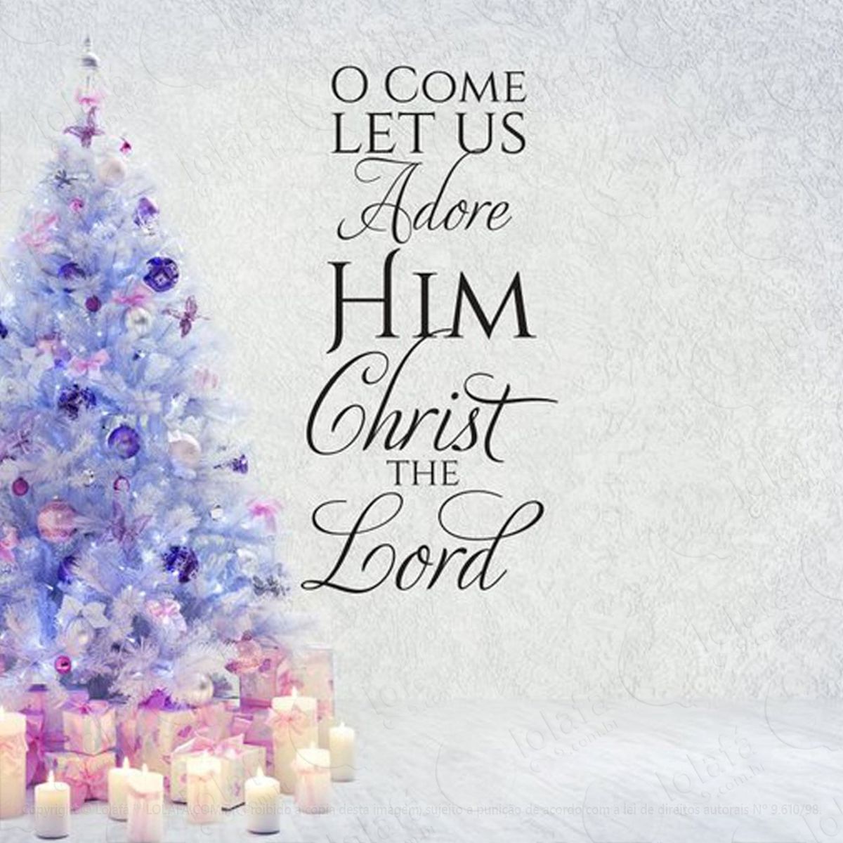 adorando jesus adesivos de natal mod:8