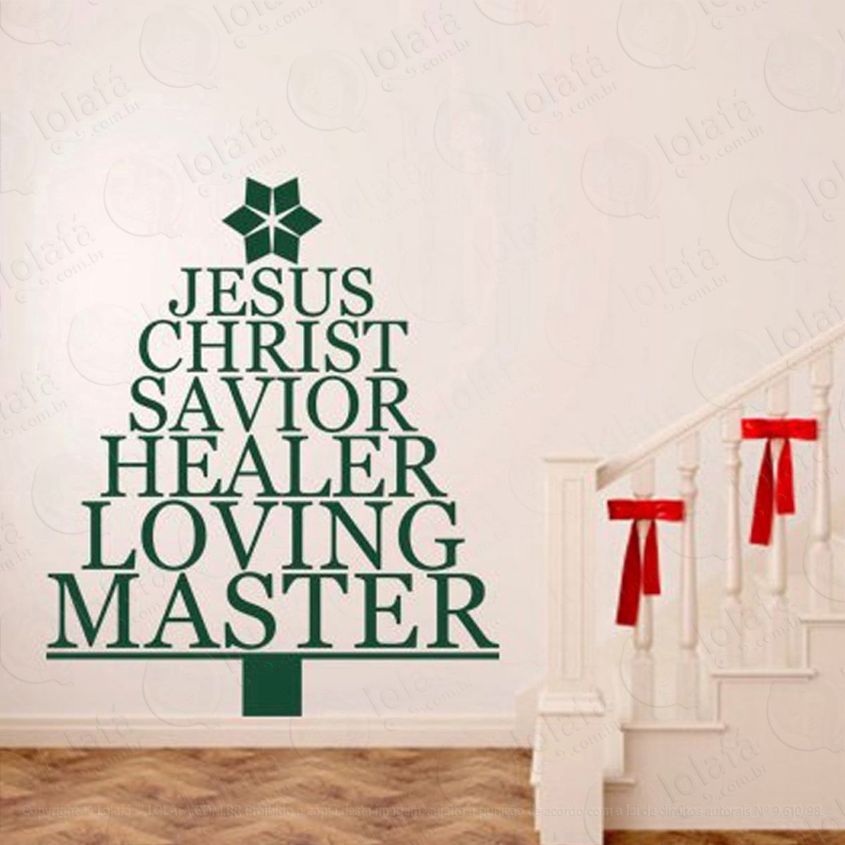 adorando o salvador adesivos de natal mod:10