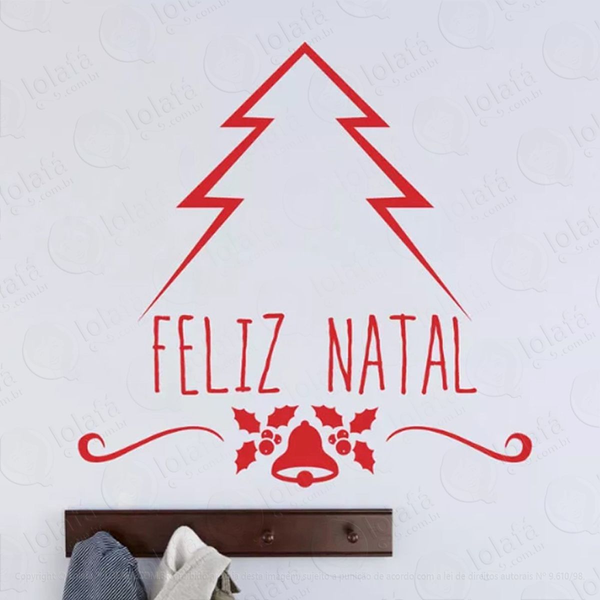 Árvore clássica adesivos de natal mod:18