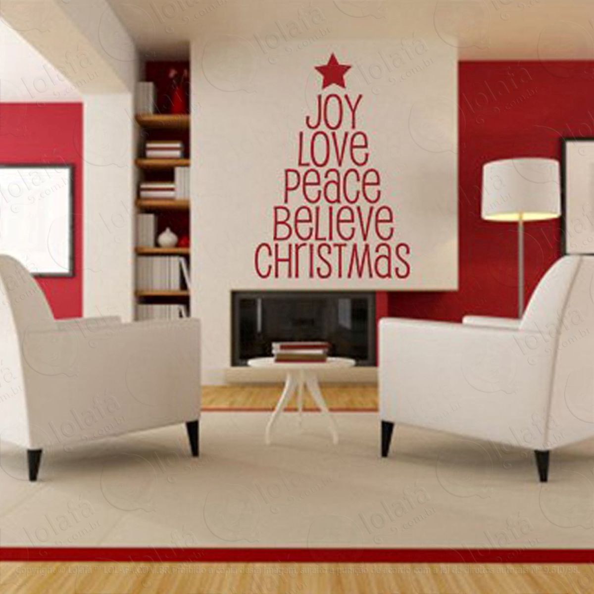 Árvore da alegria adesivos de natal mod:20