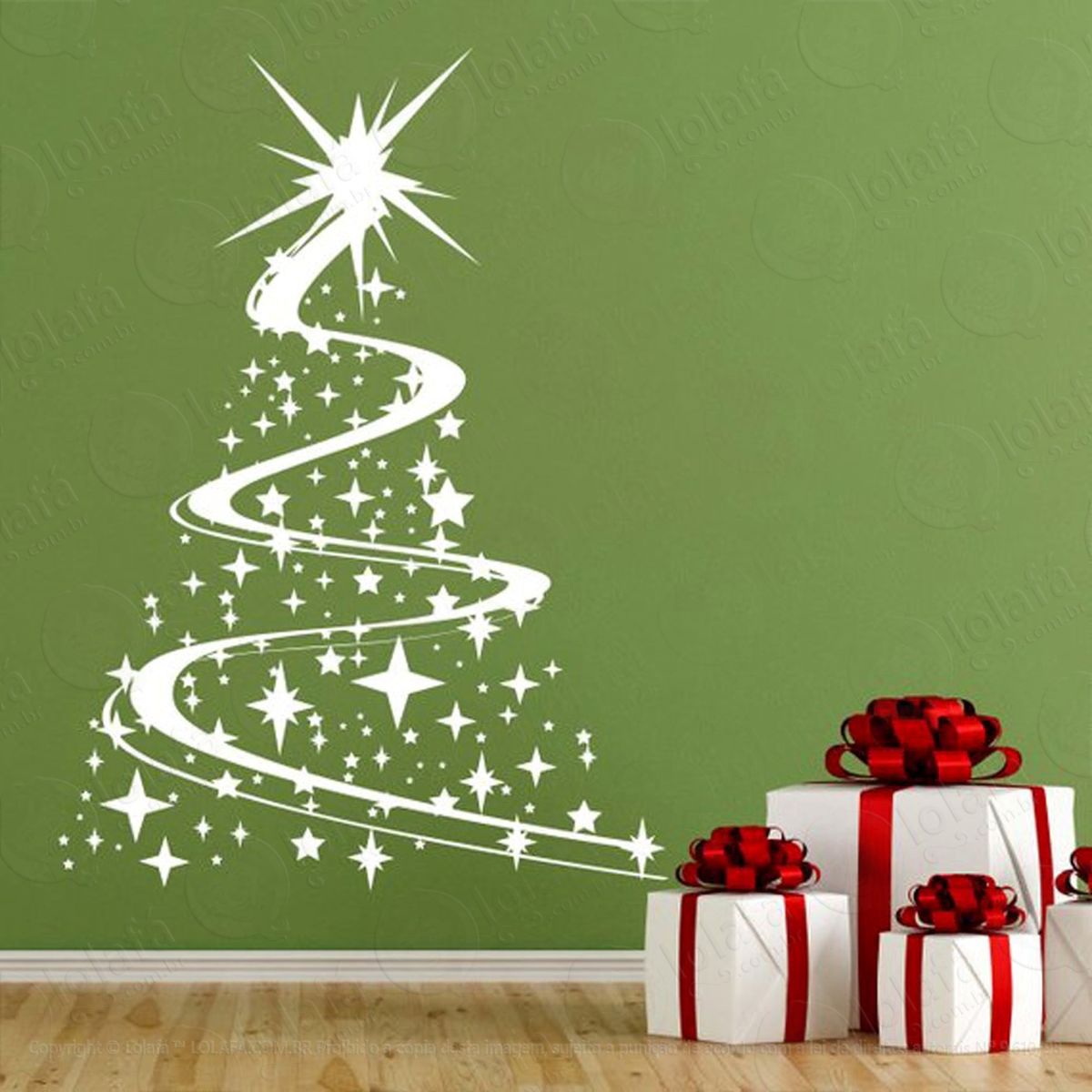 Árvore adesivos de natal mod:27