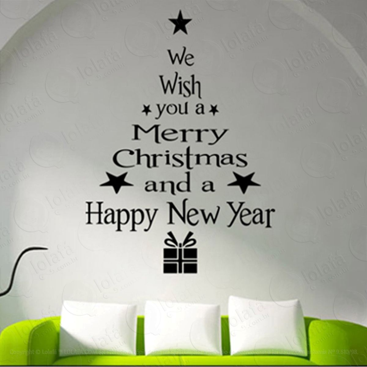 Árvore adesivos de natal mod:29