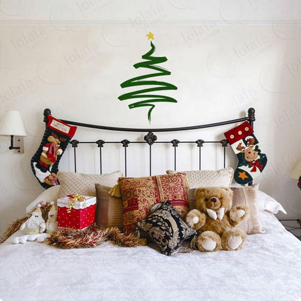 Árvore adesivos de natal mod:32