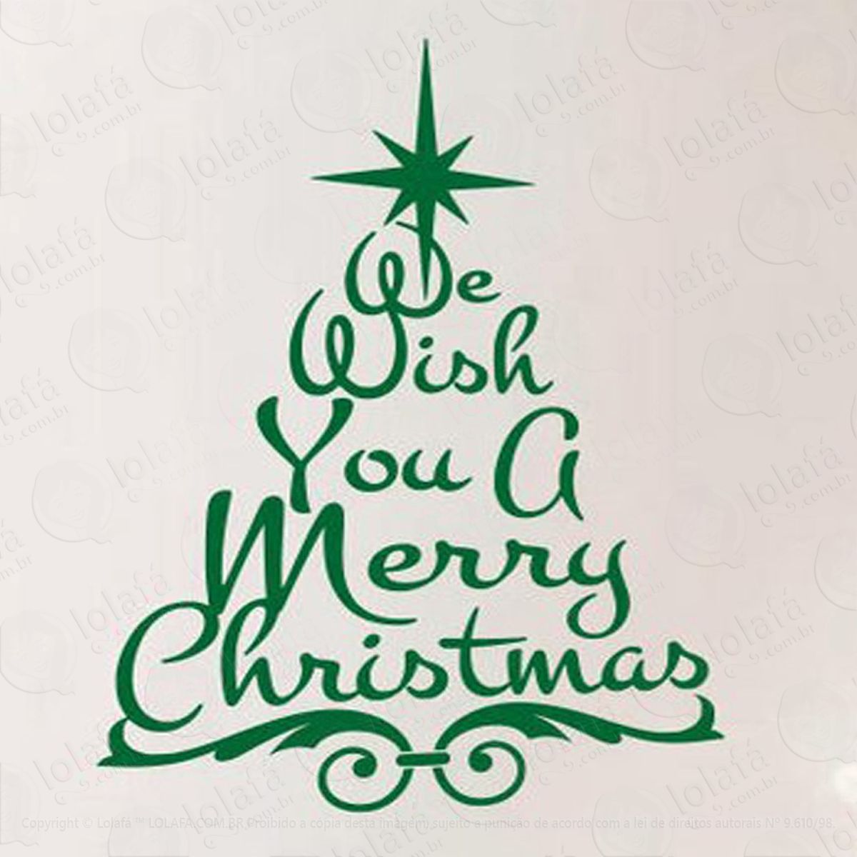 Árvore adesivos de natal mod:33