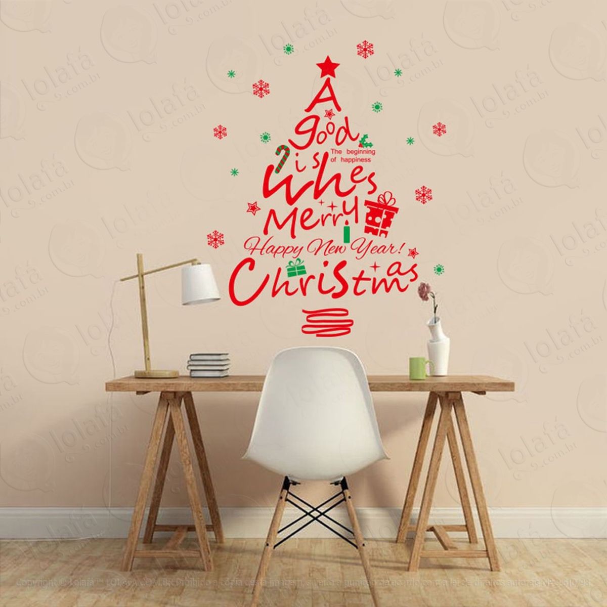 Árvore adesivos de natal mod:36