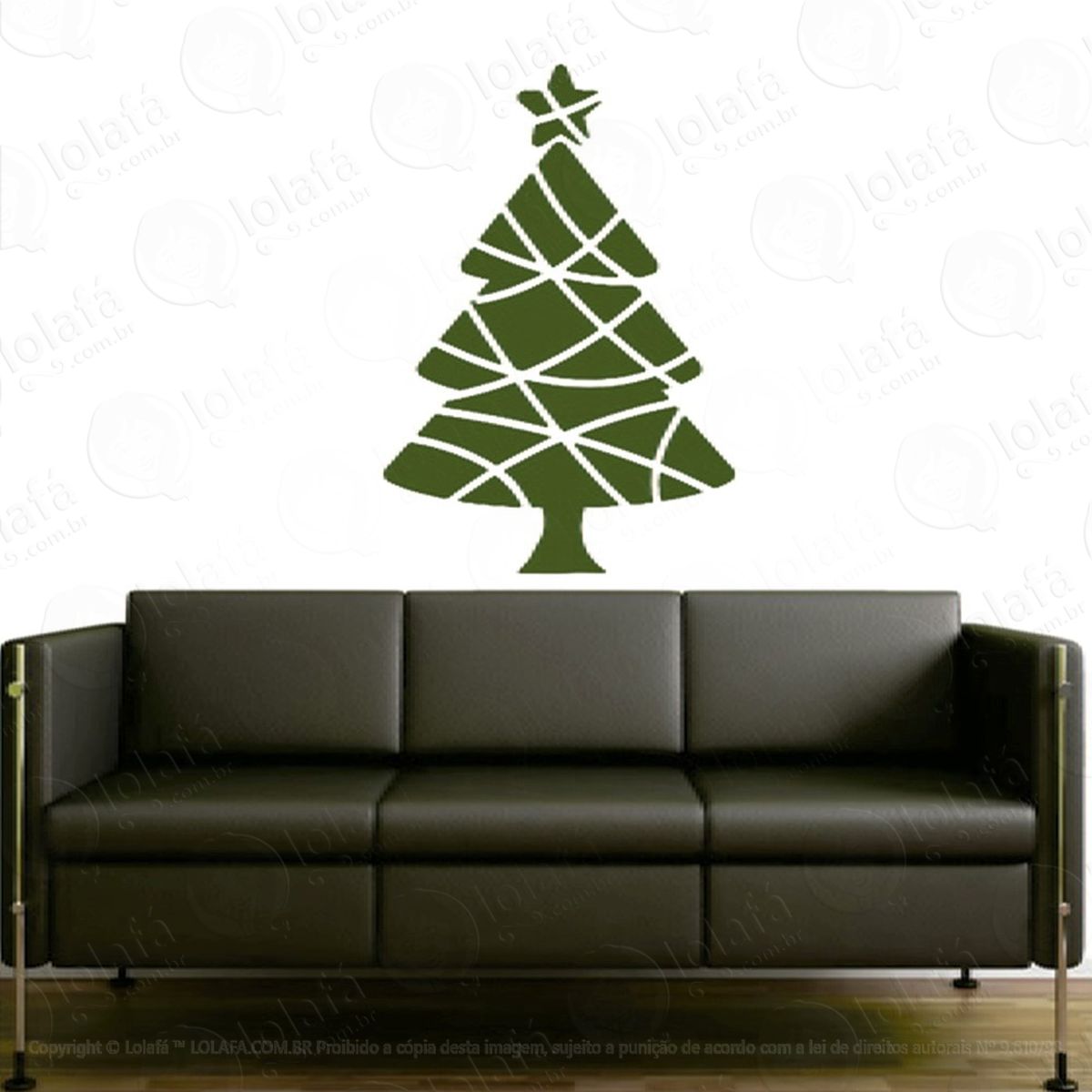 Árvore adesivos de natal mod:37