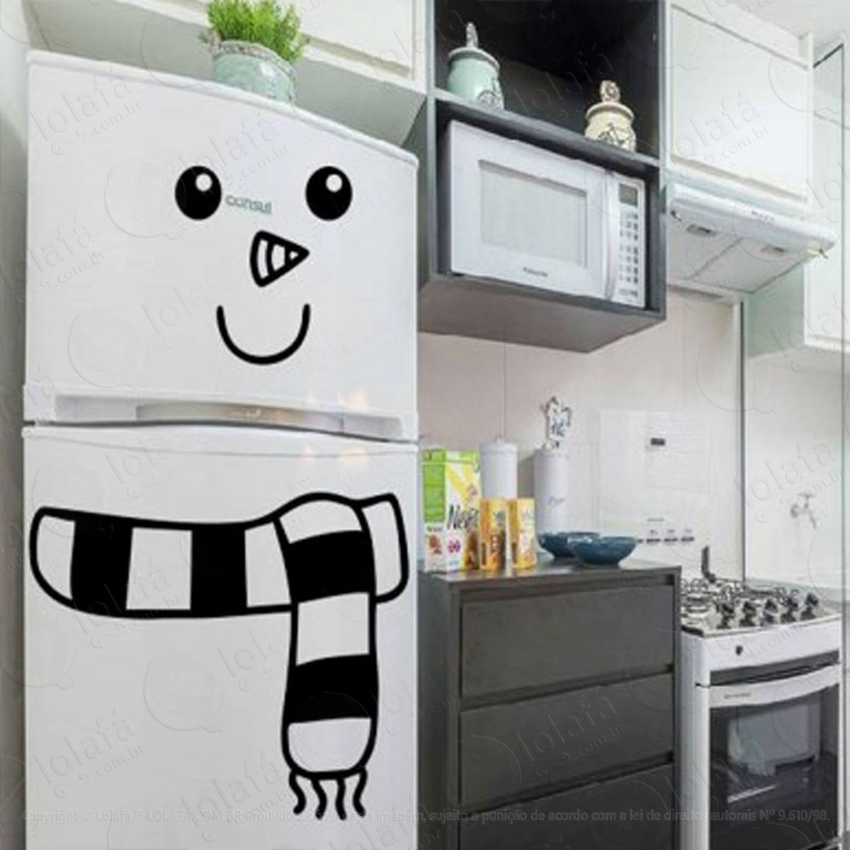 boneco de neve adesivos de natal mod:42