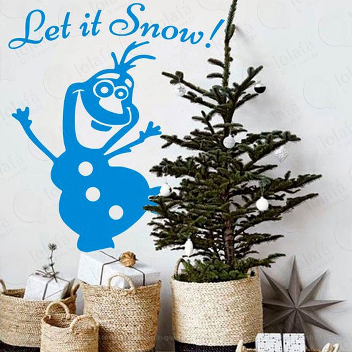 boneco divertido adesivos de natal mod:59