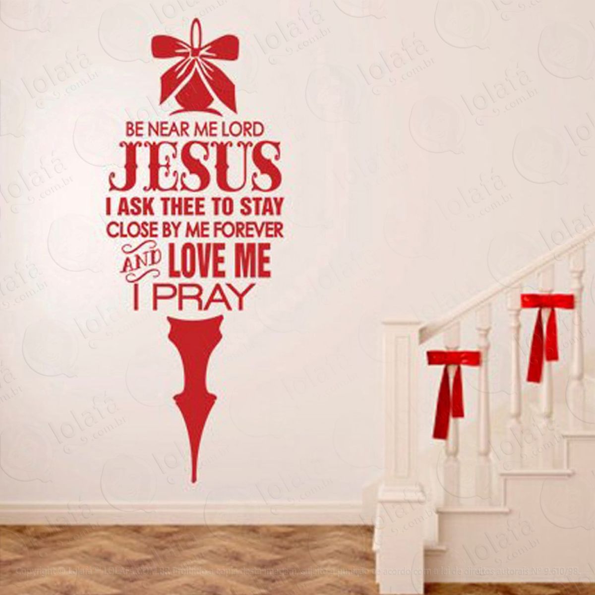 jesus mensagem adesivos de natal mod:78