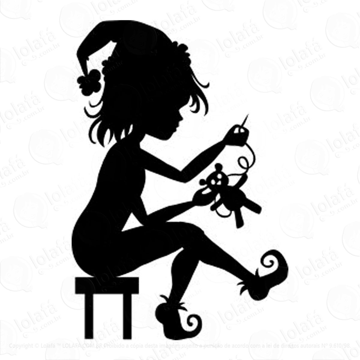 duende adesivos de natal mod:84