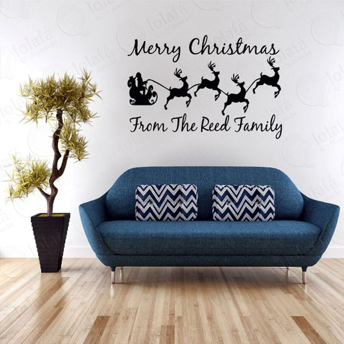 trenó christmas adesivos de natal mod:94