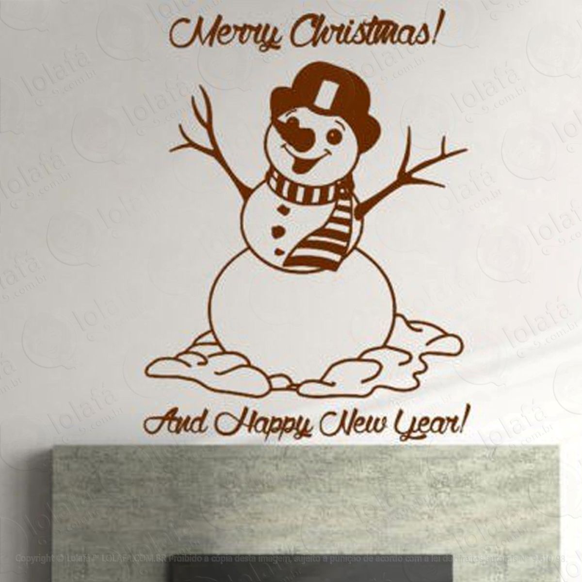 boneco de neve adesivos de natal mod:97