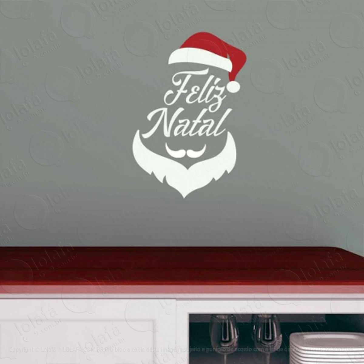 face noel adesivos de natal mod:101