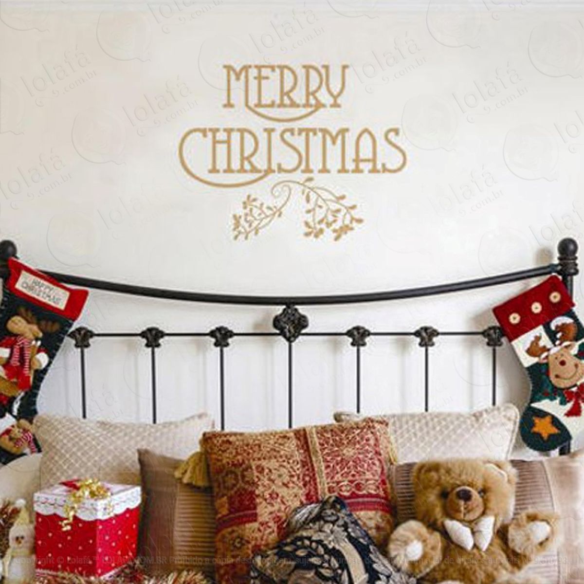 marry christmas adesivos de natal mod:104