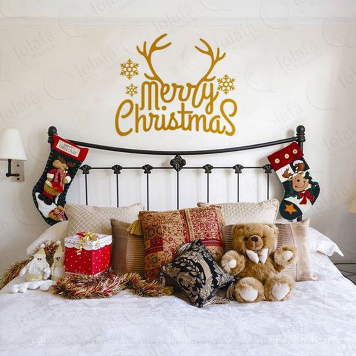 marry christmas adesivos de natal mod:105