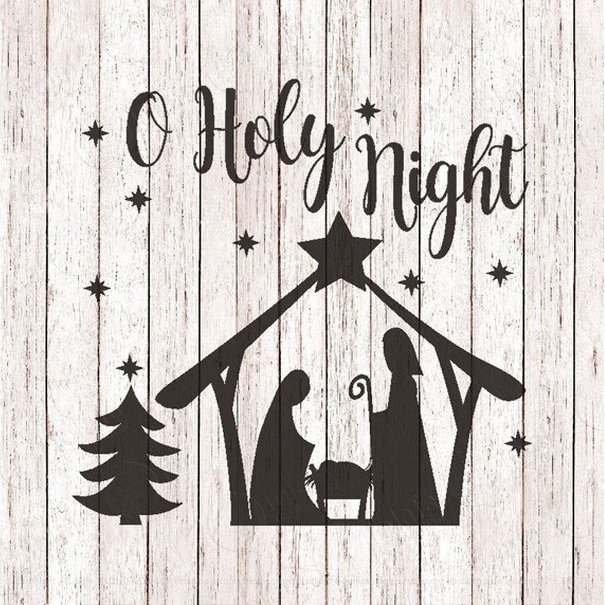 holy night presépio adesivos de natal mod:120