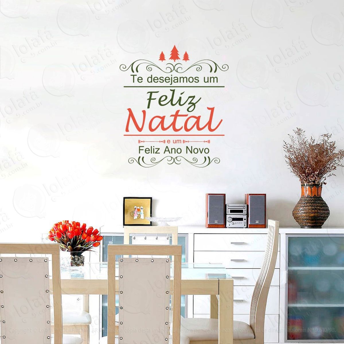 frase adesivos de natal mod:133