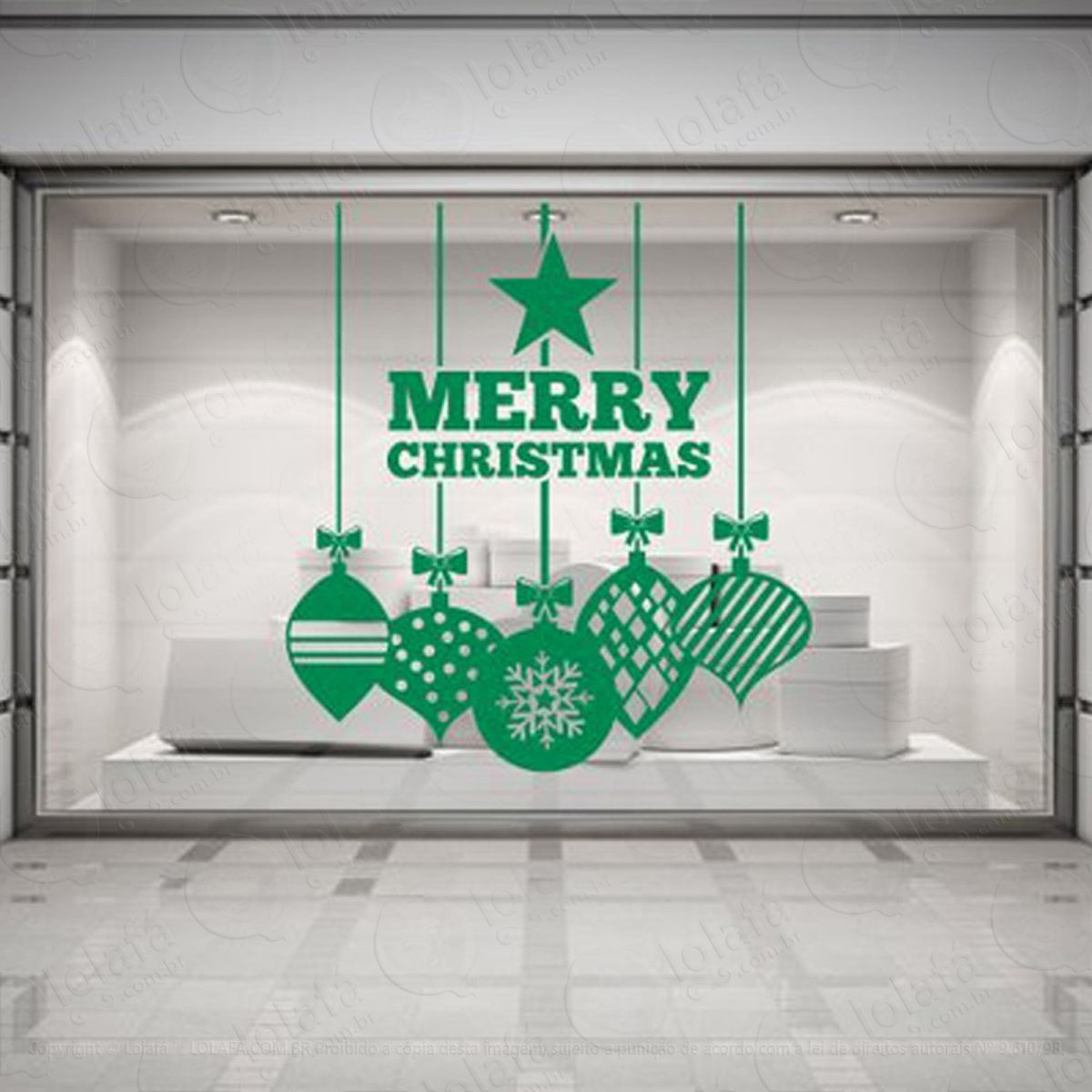 merry christmas adesivos de natal mod:136
