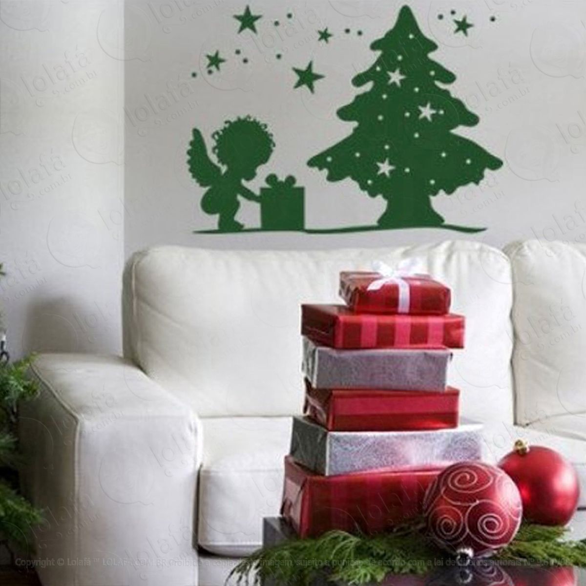 meu anjinho adesivos de natal mod:137