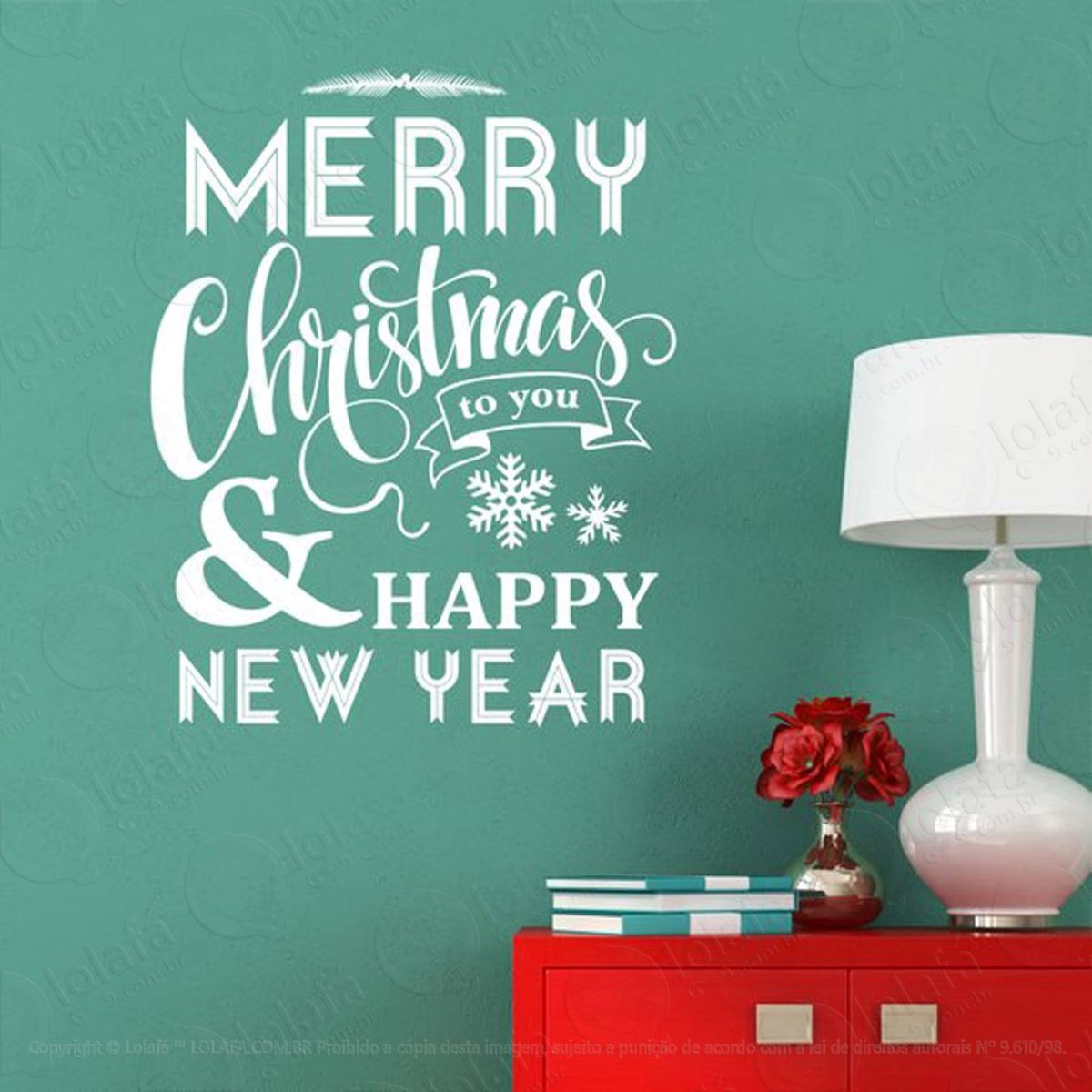 ano novo feliz adesivos de natal mod:149