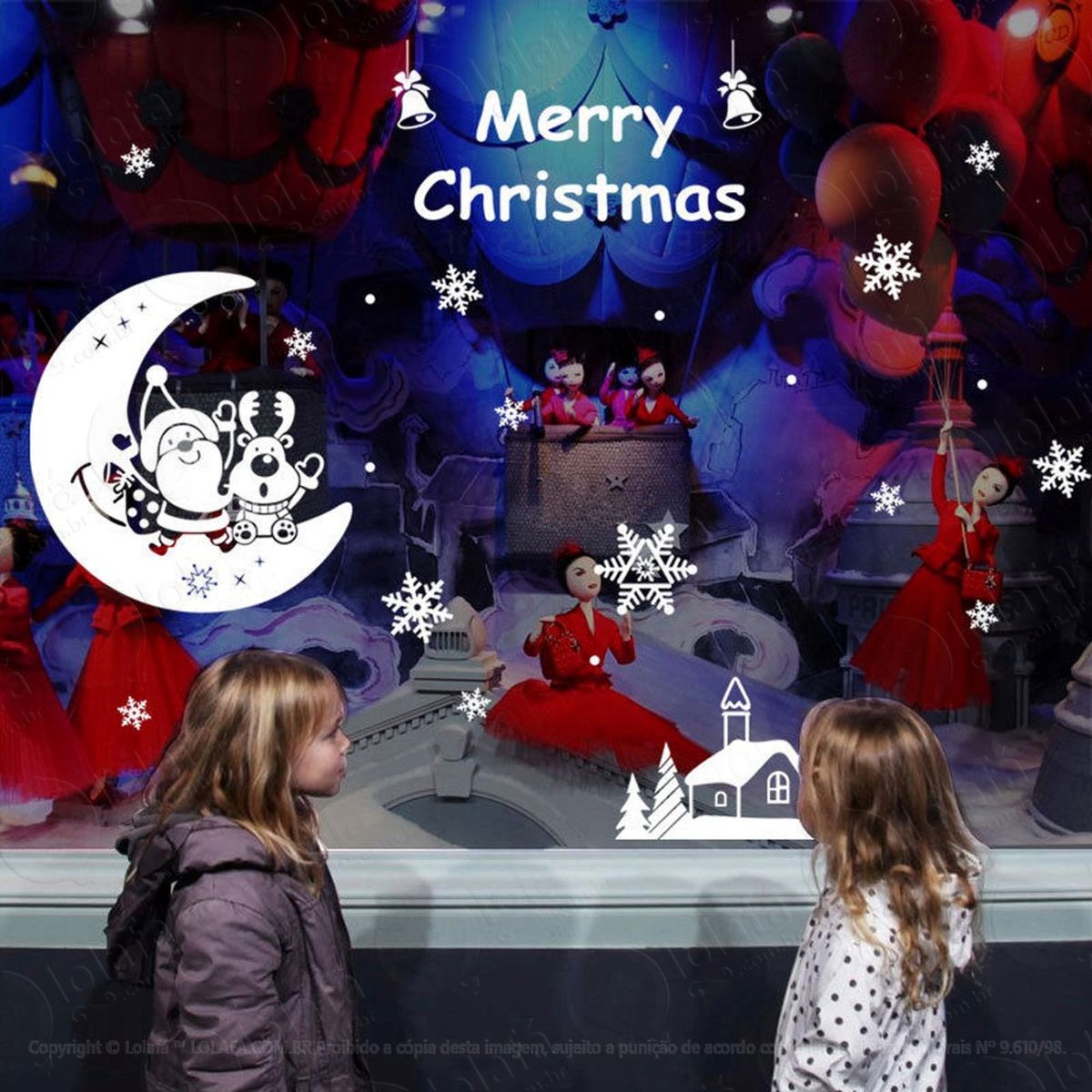 merry christmas adesivos de natal mod:153