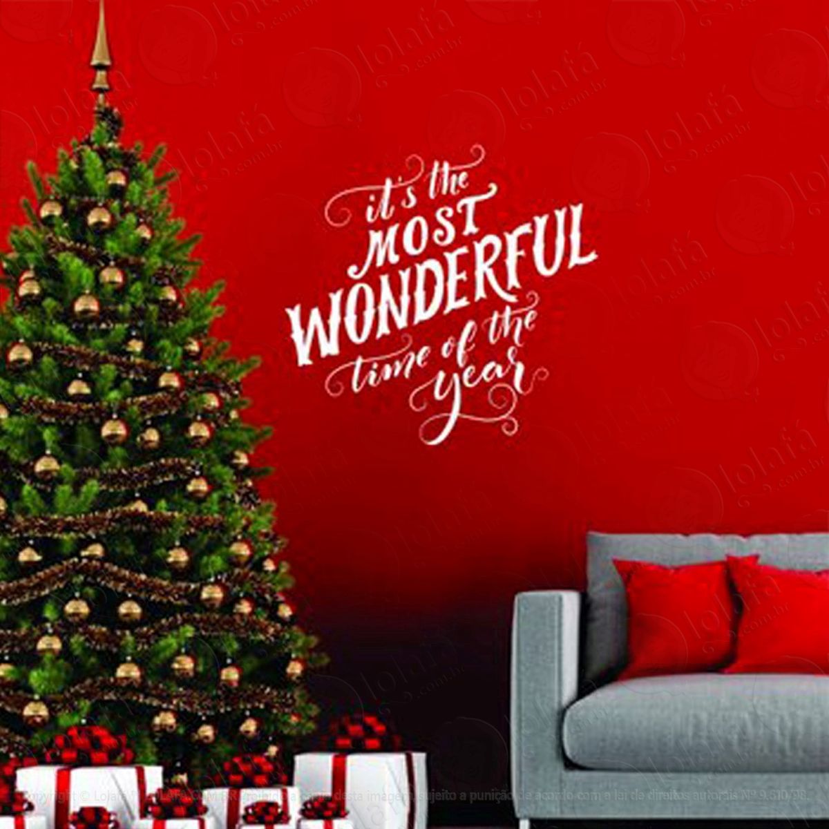maravilhoso adesivos de natal mod:156