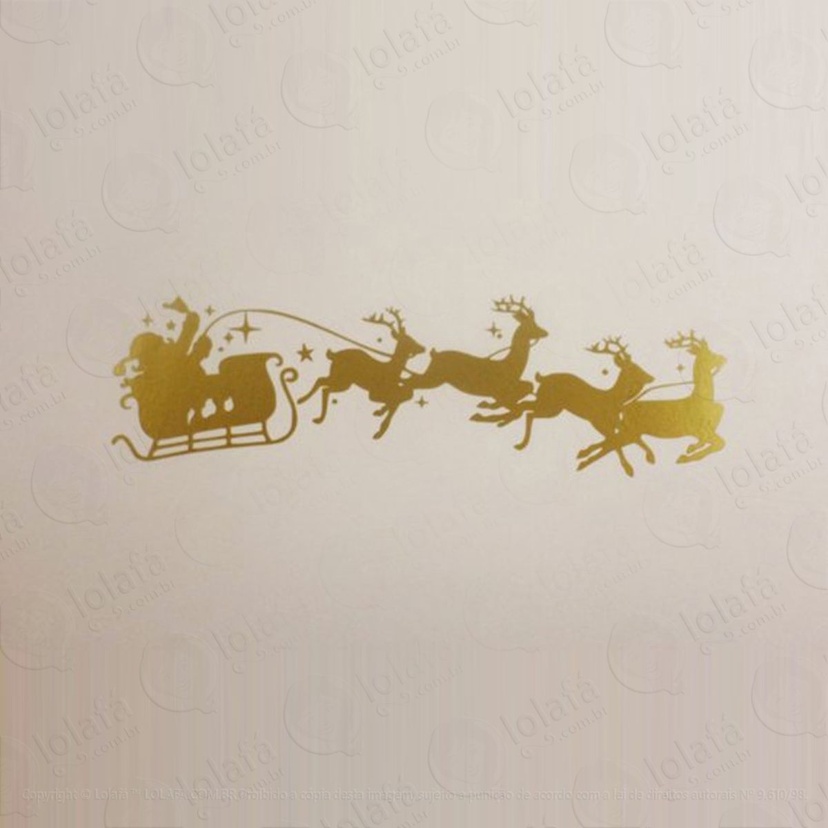 noel renas adesivos de natal mod:167