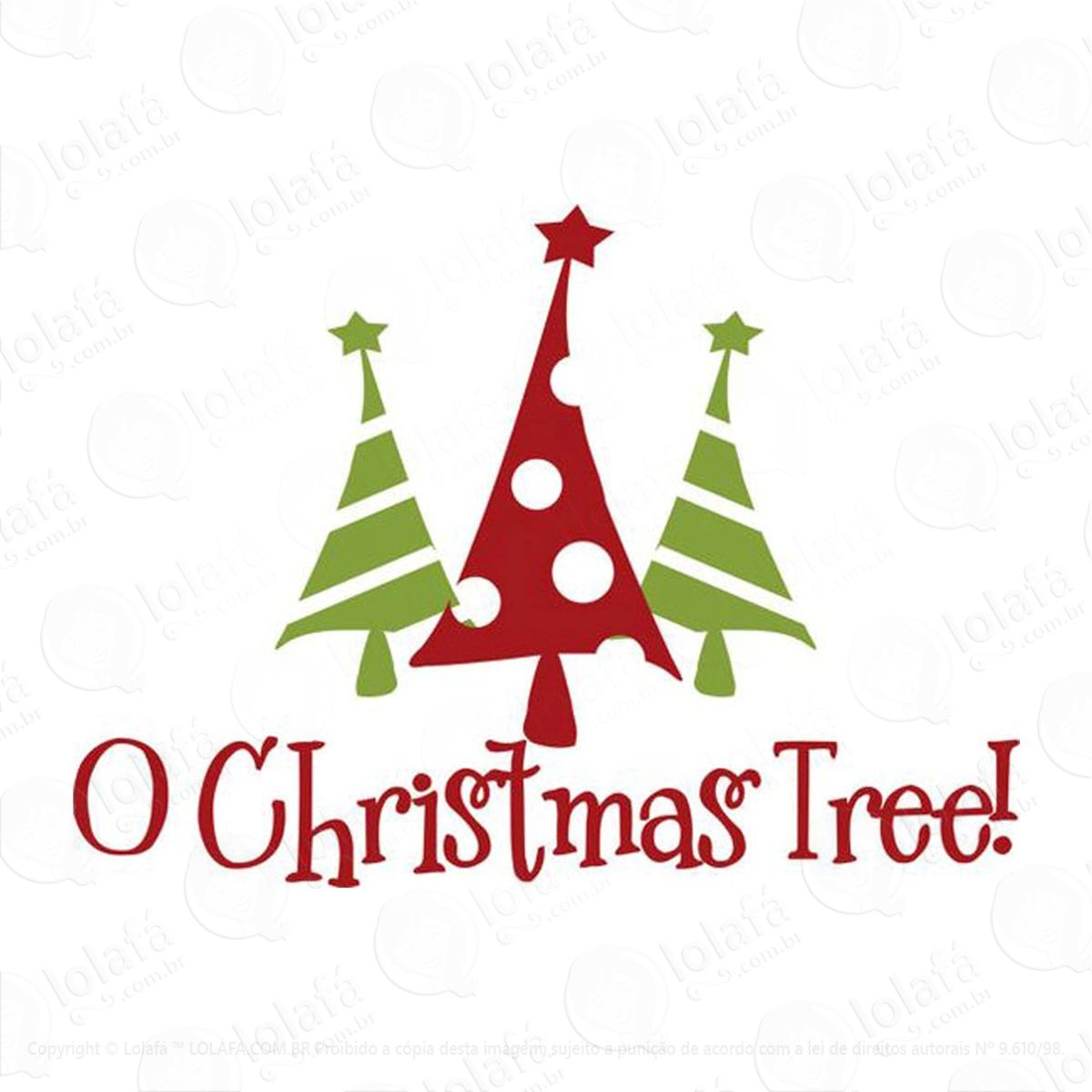 oh Árvore adesivos de natal mod:173