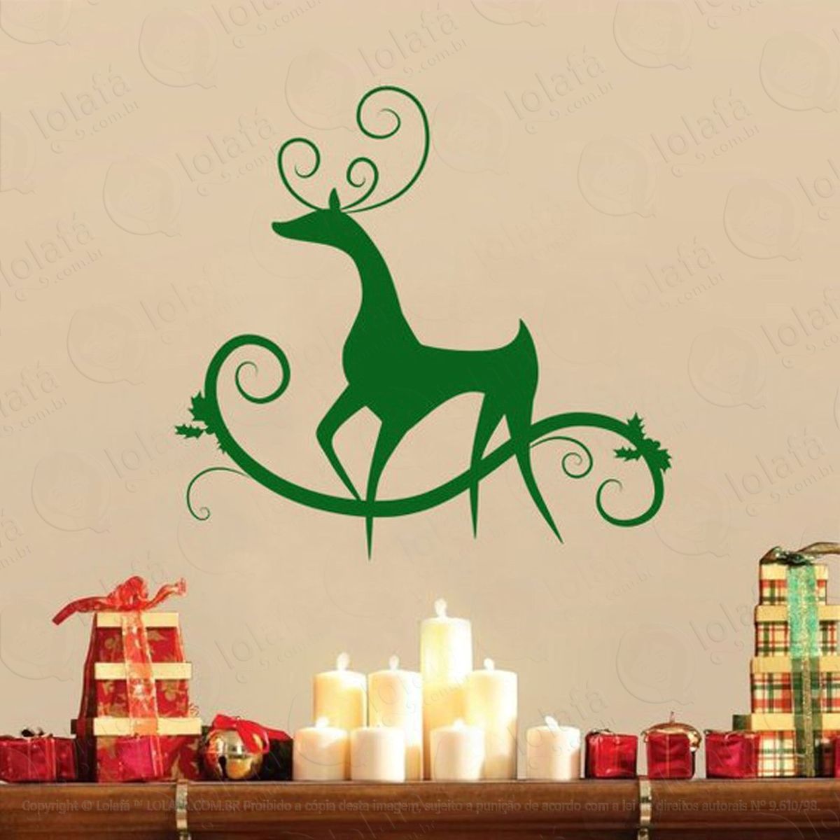 rena adesivos de natal mod:219