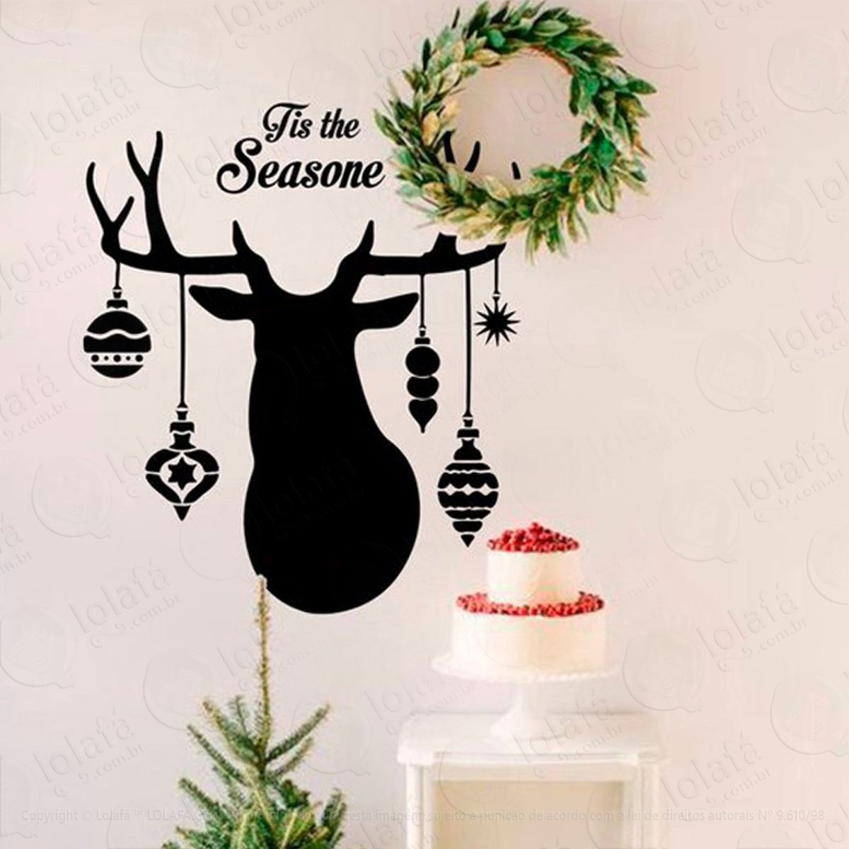 rena adesivos de natal mod:220