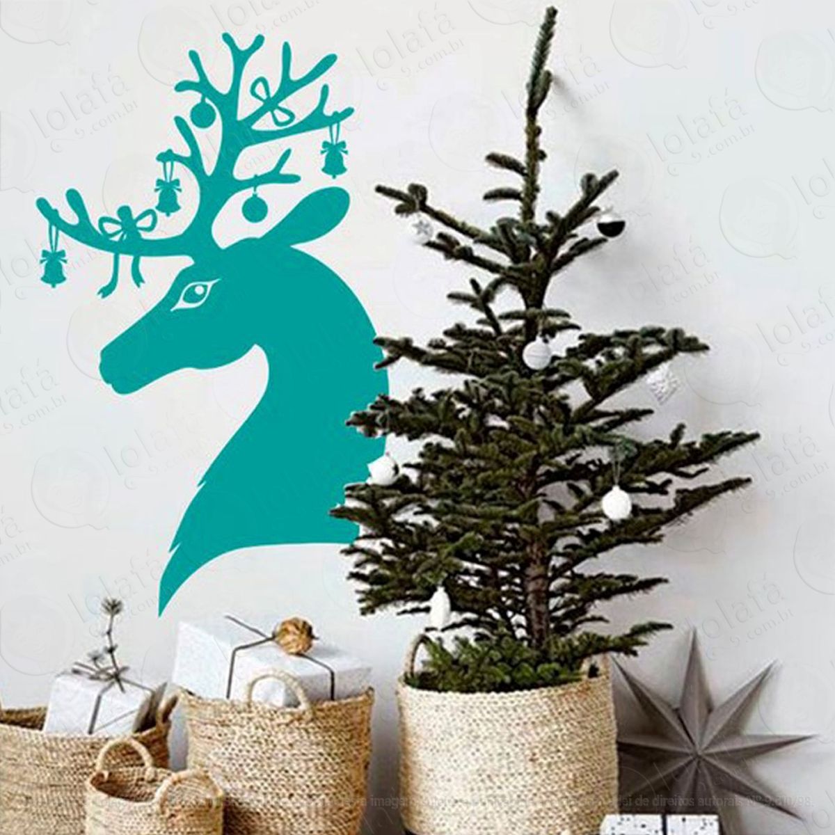 rena adesivos de natal mod:224