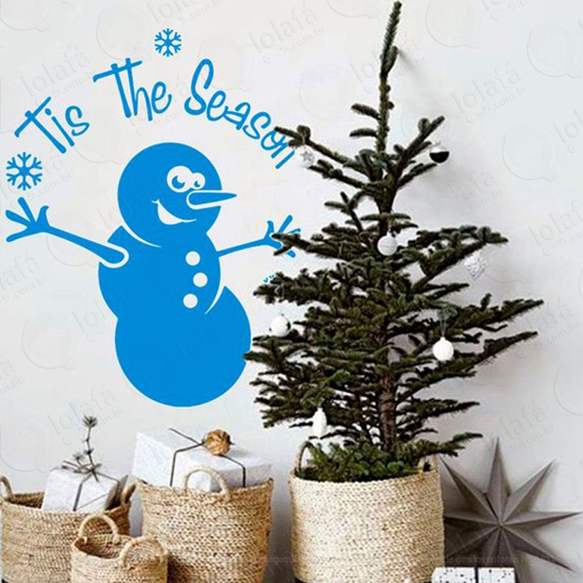 snowman adesivos de natal mod:249