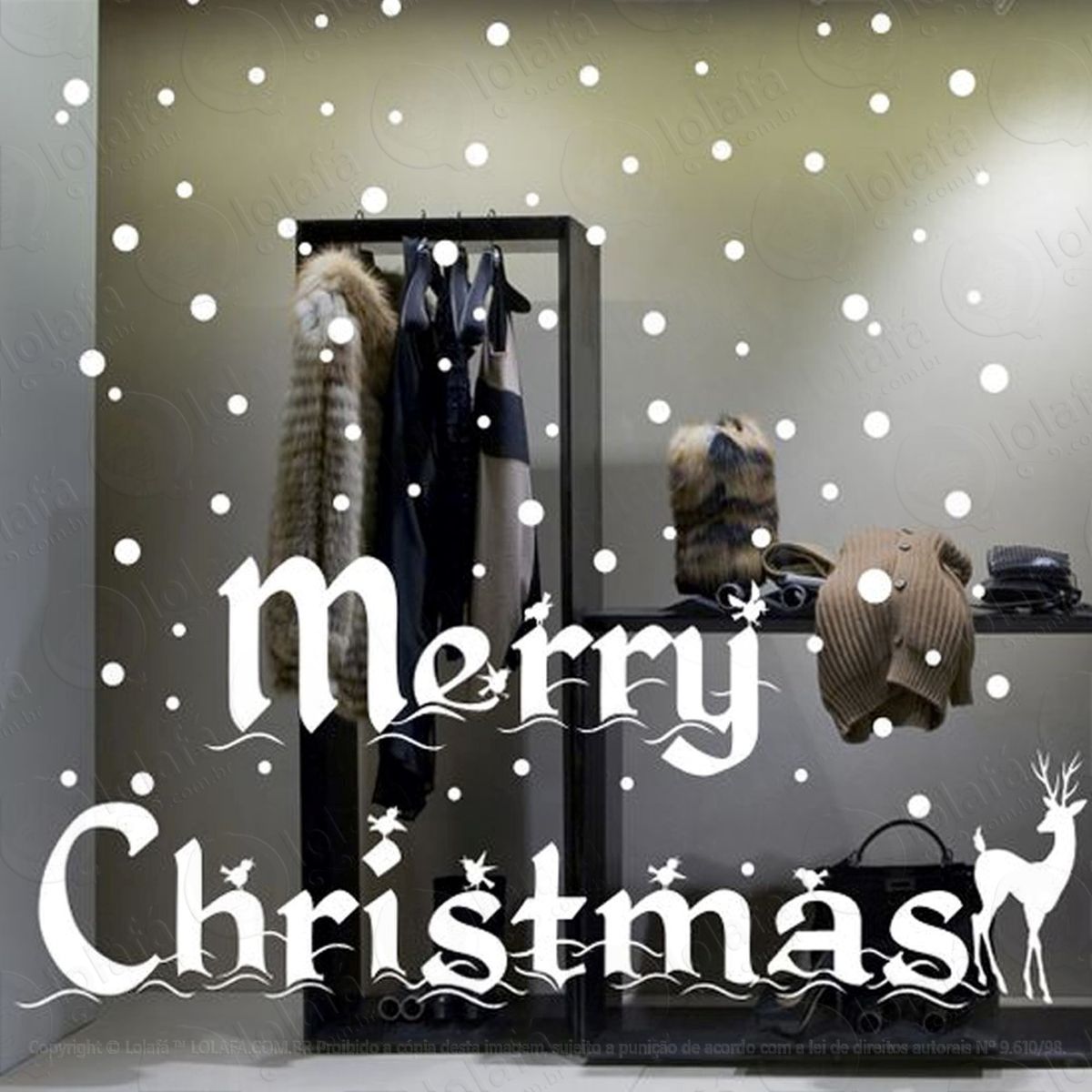 merry christmas adesivos de natal mod:294