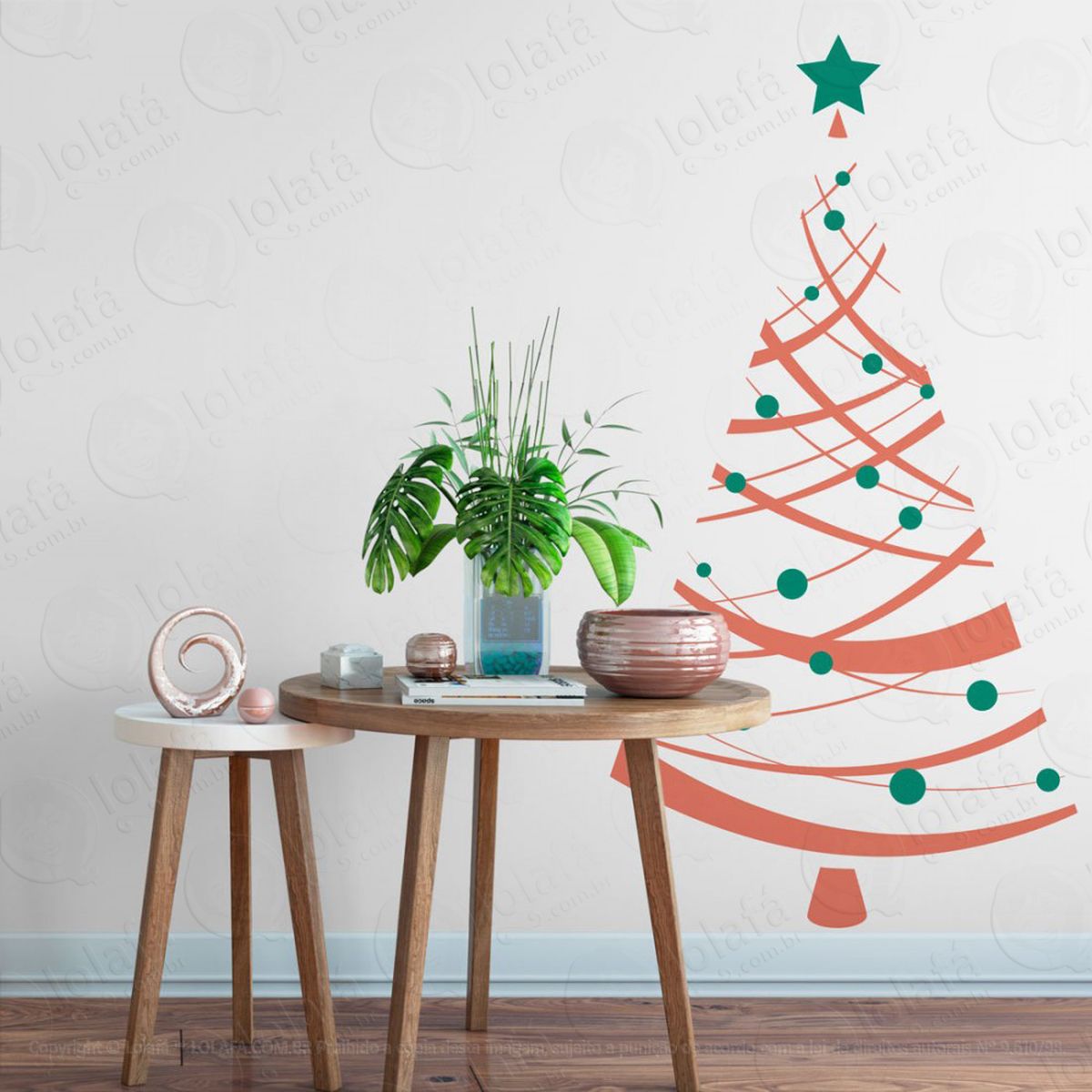 Árvore adesivos de natal mod:318