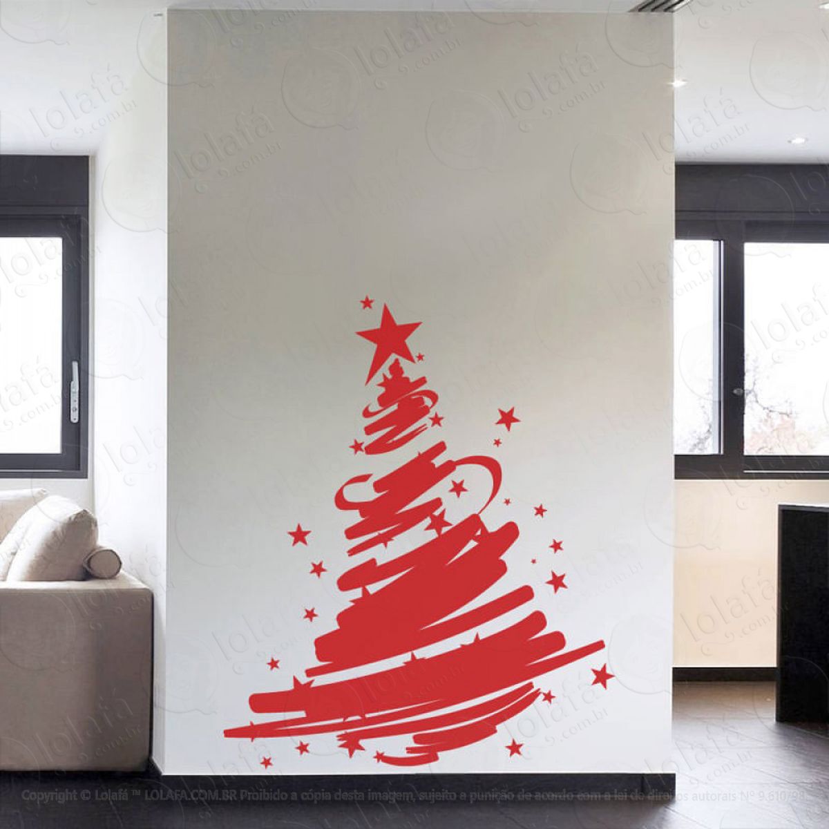 Árvore adesivos de natal mod:319