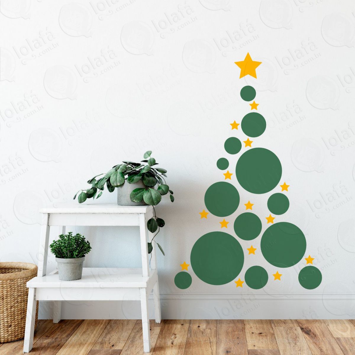 Árvore adesivos de natal mod:329