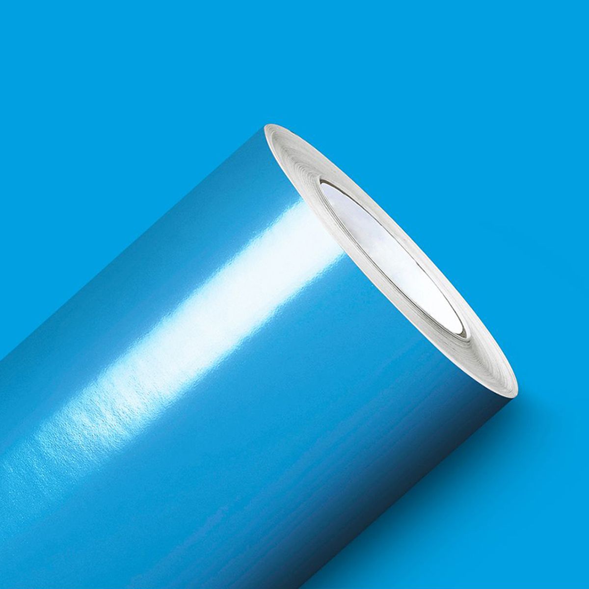 Adesivo Vinil Azul Celeste para Envelopamento de Geladeira, Móveis e Automotivo Mod:2