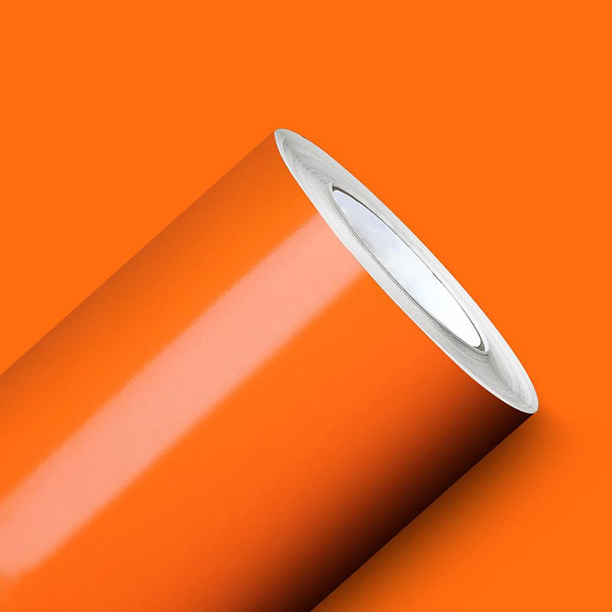 Adesivo Vinil Laranja para Envelopamento de Geladeira, Móveis e Automotivo Mod:8