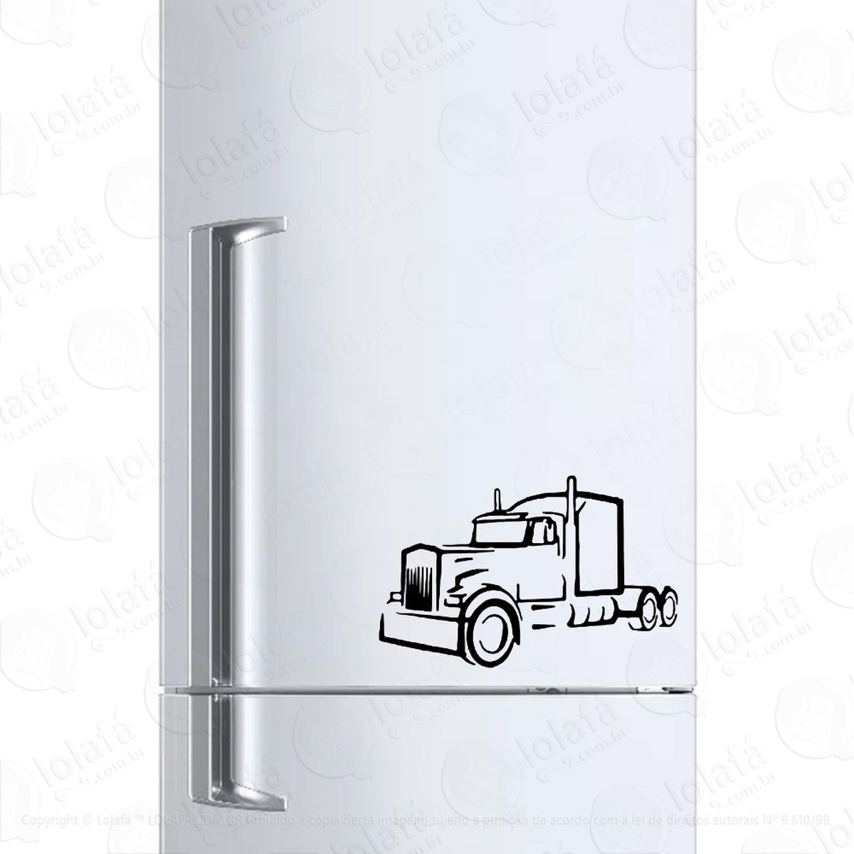 adesivo geladeira cervejeira caminhão veículo carreta mod:253